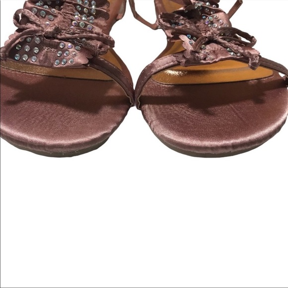 Bamboo Mauve Satin Womens Sandal NIB Size 9 - Picture 7 of 7